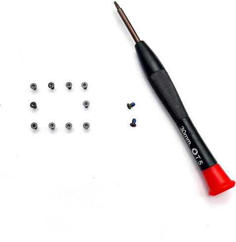 12 قطعة جديدة من مسامير M2x3 Torx T5 + 1 مفك براغي متوافق مع Razer Blade 15 (2018-2021) RZ09-02385E92 RZ09-02386E91 RZ09-0288 RZ09-0301 RZ09-0330 RZ09-0367 RZ09-0270 RZ09-0300 9-0328 RZ09-0369 in Kuwait