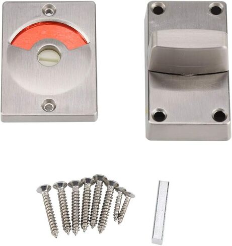 Door Bolt Lock with Vacant/ Engaged Indicator for Bathroom Restroom Toilet (Screws Included) in Saudi Arabia