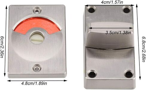 Door Bolt Lock with Vacant/ Engaged Indicator for Bathroom Restroom Toilet (Screws Included) in Saudi Arabia