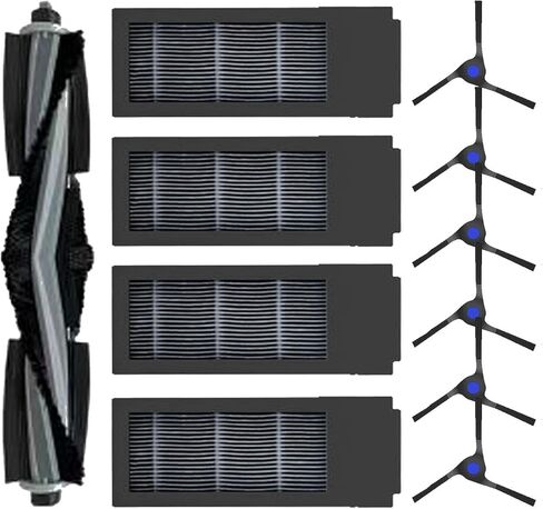 ملحقات ECOVACS Deebot X2 Omni: قطع غيار متوافقة مع ملحقات الفرشاة الجانبية لمرشح الفرشاة الرئيسية ECOVACS Deebot X2 Pro in Kuwait