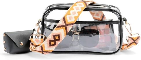 Clear Bag Stadium Approved, Clear Crossbody Purse Bag, Clear Stadium Bags for Women in Saudi Arabia