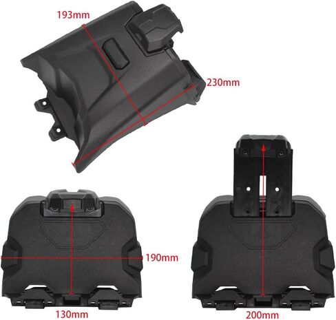 حامل هاتف ATV X3 المركزي للكمبيوتر اللوحي ونظام تحديد المواقع العالمي (GPS) مناسب لـ Can Am Maverick X3 2017-2023 جهاز إلكتروني حامل الكمبيوتر اللوحي يتصاعد مجموعة دعامات الهاتف مع ملحقات منظم صندوق التخزين in Kuwait