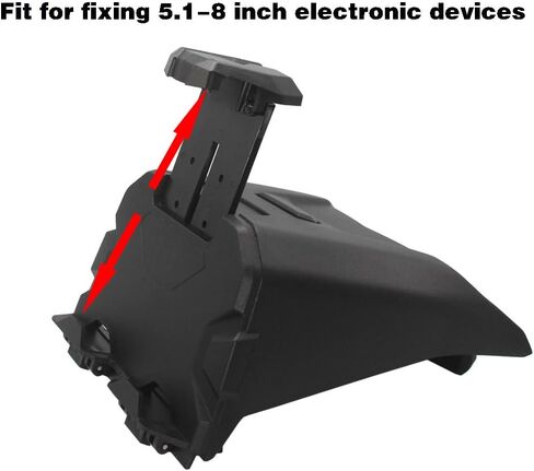 حامل هاتف ATV X3 المركزي للكمبيوتر اللوحي ونظام تحديد المواقع العالمي (GPS) مناسب لـ Can Am Maverick X3 2017-2023 جهاز إلكتروني حامل الكمبيوتر اللوحي يتصاعد مجموعة دعامات الهاتف مع ملحقات منظم صندوق التخزين in Kuwait