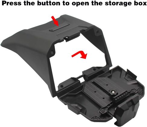 حامل هاتف ATV X3 المركزي للكمبيوتر اللوحي ونظام تحديد المواقع العالمي (GPS) مناسب لـ Can Am Maverick X3 2017-2023 جهاز إلكتروني حامل الكمبيوتر اللوحي يتصاعد مجموعة دعامات الهاتف مع ملحقات منظم صندوق التخزين in Kuwait