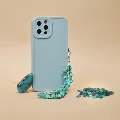 Fuqimanman2020 Phone Chain Strap Charms Natural Gemstone Phone Chain Stylish Cell Phone Case Lanyard Wrist Strap for Women Girls in Saudi Arabia