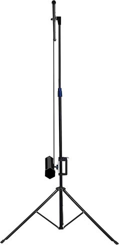 شاشة عرض محمولة ProHT مقاس 100 بوصة (05358)، مع حامل ثلاثي القوائم قابل للطي وشاشة عرض بنسبة عرض إلى ارتفاع 4:3، لون أبيض غير لامع، مناسب للتلفزيون عالي الدقة/الرياضة/الأفلام/العروض التقديمية in Kuwait