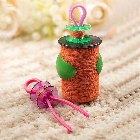 حافظ على تطابق خيوط البكرة مع بكرات الخيط الخاصة بك، مجموعة من 50 قطعة من مستلزمات ماكينة الخياطة، لوازم خياطة اللحف، منتجات الخياطة، حامل الخيوط، مشابك البكرة البلاستيكية، حاملات الخيوط in Kuwait