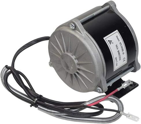 محرك كهربائي شديد التحمل 36 فولت 500 وات من AlveyTech - محرك وات MY1018E-D متين مع ضرس 9 أسنان مع دعامة تثبيت وأجهزة، وقطع غيار لعربة الحلاقة المجنونة XL (الإصدارات 1+) in Kuwait