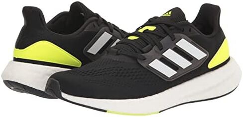 adidas Men's Pureboost 22 Running Shoe, White/White/Crystal White, 12 in Saudi Arabia