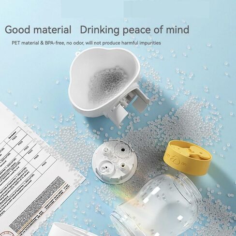 Dog Water Bottle with Food Container Multifunctional Portable 2 in 1 Travel Water Bottle ，Pet Cat Water Bottle Leak Proof Water ，Suitable for Outdoor Walking and Hiking for Pets,BPA Free in Kuwait