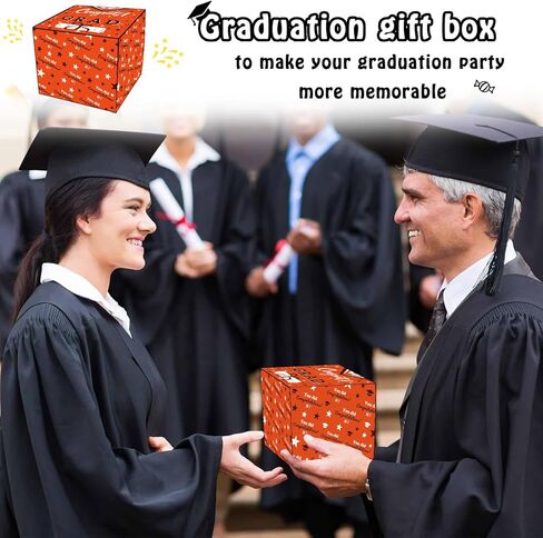 Graduation Money Box for Cash Gift,Surprise Graduation Gift,Class of 2024 Money Gift Box, Funny Graduation Gifts for Boys Girls High School College,Graduation Gift Box for Graduation Party in Kuwait