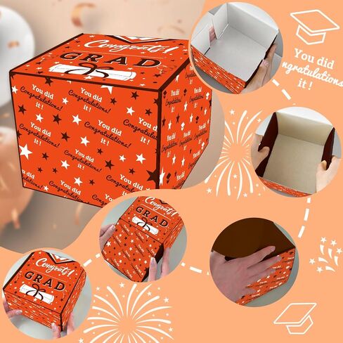 Graduation Money Box for Cash Gift,Surprise Graduation Gift,Class of 2024 Money Gift Box, Funny Graduation Gifts for Boys Girls High School College,Graduation Gift Box for Graduation Party in Kuwait