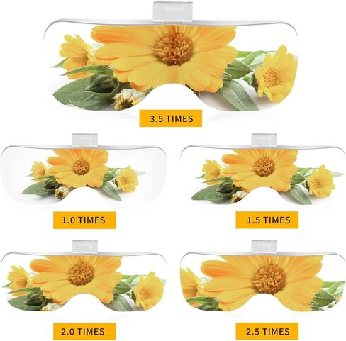 نظارات مكبرة لعصابة الرأس مع نظارات مكبرة خفيفة قابلة لإعادة الشحن مع 5 عدسات قابلة للفصل 1.0X 1.5X 2.0X 2.5X 3.5X، مكبر بدون استخدام اليدين للمجوهرات ذات الغرز المتقاطعة in Kuwait