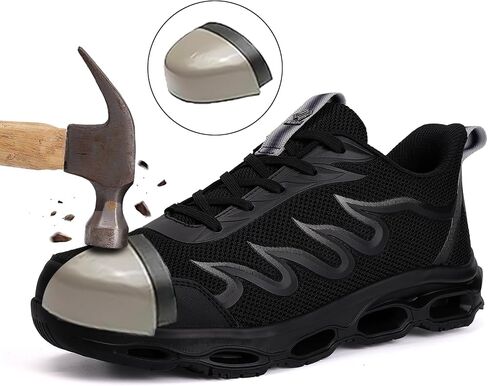 Steel Toe Shoes for Men Women Composite Toe Safety Sneakers Slip Resistant Industrial Construction Work Shoes in Saudi Arabia
