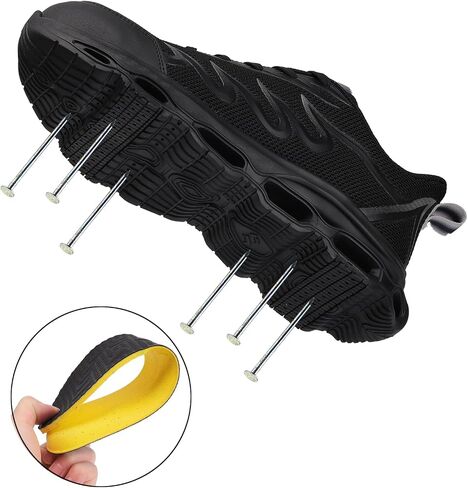 Steel Toe Shoes for Men Women Composite Toe Safety Sneakers Slip Resistant Industrial Construction Work Shoes in Saudi Arabia