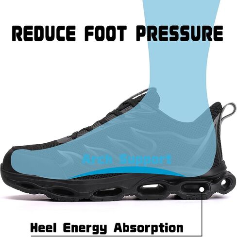 Steel Toe Shoes for Men Women Composite Toe Safety Sneakers Slip Resistant Industrial Construction Work Shoes in Saudi Arabia