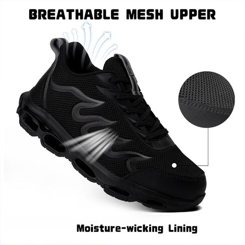 Steel Toe Shoes for Men Women Composite Toe Safety Sneakers Slip Resistant Industrial Construction Work Shoes in Saudi Arabia