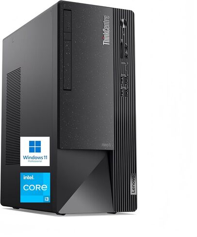 Lenovo Business Desktop Tower | 12th Gen Intel Core i3-12100 Processor | Windows 11 Pro | HDMI+Display Port+VGA | WiFi+Bluetooth | DVD-RW+SD Card Reader (32GB RAM | 256GB SSD + 1TB HDD) in Saudi Arabia