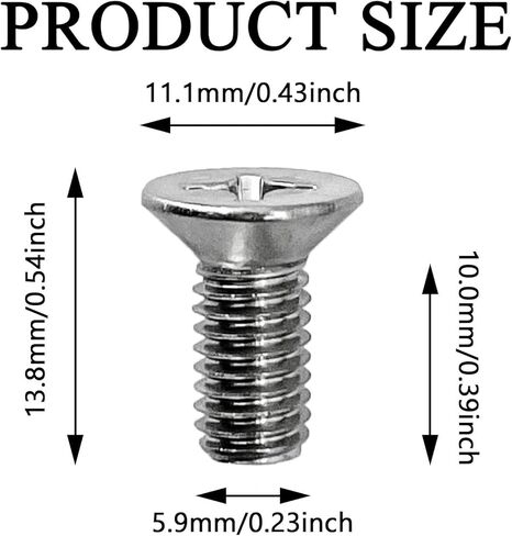 8 قطع من مسامير الاحتفاظ بدوار قرص الفرامل 93600-06014-0H، مجموعة براغي تثبيت من الفولاذ المقاوم للصدأ للاستبدال الأمامي والخلفي لهوندا، أكورا، هيونداي، كيا، فولكس فاجن، أودي، مازدا in Kuwait