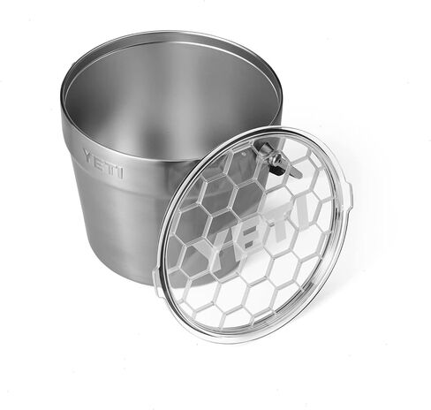 YETI Rambler Beverage Bucket, Double-Wall Vacuum Insulated Ice Bucket with Lid, Big Wave Blue in Kuwait