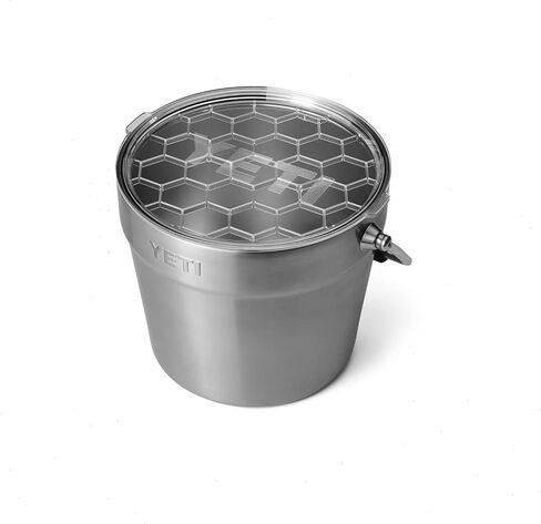 YETI Rambler Beverage Bucket, Double-Wall Vacuum Insulated Ice Bucket with Lid, Big Wave Blue in Kuwait