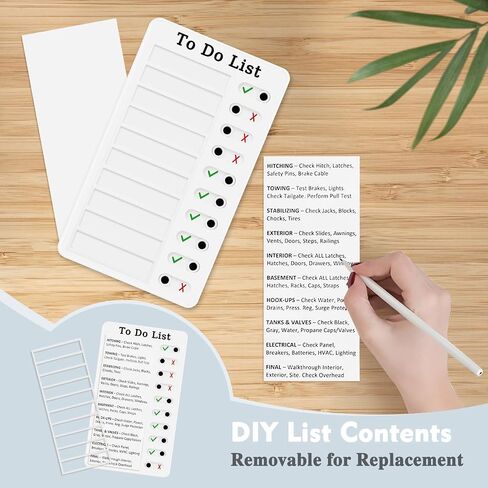Chore Chart for Kids and Adults, My Chores Slider Chart, Reusable Checklist Board Kids to Do List Board with 10 Pcs Cardstocks (Blue) in Saudi Arabia