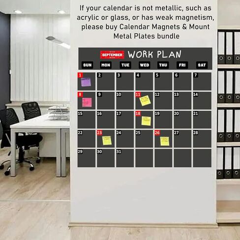 الأرقام والأشهر المغناطيسية، تقويم مغناطيسي على الوجهين للسبورة البيضاء للمسح الجاف، تقويم مغناطيسي للثلاجة، ملحقات اللوحة المغناطيسية للمكتب والفصول الدراسية والثلاجة والمنزل in Kuwait