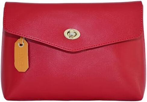 JMO Vegan Leather Cosmetic Bag For Purse- Make up bag for Women (Sage Green) in Saudi Arabia