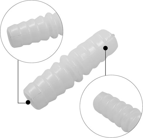 5PCS Plastic Hose Barb Fitting 1/4" Joint Splicer Barb Reducer Pipe Connectors Mender Joint Adapter for Fuel Gas Liquid Air in Kuwait