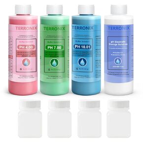 pH Calibration Kit 250ml (8.4 fl oz) with Buffer 4.00 7.00 10.01, Electrode Storage and Tank in Saudi Arabia