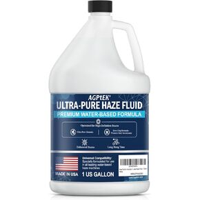 AGPTEK Haze Fluid - Water Based Haze Machine Liquid for Professional Stage Effects - 1 Gallon High Purity Hazer Juice for DJ, Theater, and Church - Long Lasting Fog Juice with Enhanced Light Beams in Kuwait