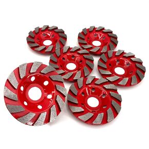 8 Pieces Diamond Cup Grinder 4 Inch Concrete Turbo Diamond Grinding Cup Wheel 12 Segs Heavy Duty Angle Grinder Wheels for Angle Grinder in Saudi Arabia