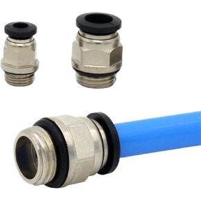 10 قطعة PC-G ذكر موصل PC6-G01 6-G02 8-G02 PC4-m5 10-G02 تركيبات خرطوم دفع مستقيم في (PC8) in Kuwait