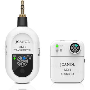 Wireless in Ear Monitor System, 2.4G Stereo Wireless IEM System with Beltpack Transmitter Receiver Auto-Pairing, 164ft for Studio, Band, Live Performance (MX1 Black) in Kuwait