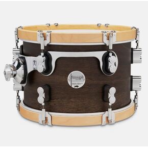 PDP Concept Classic Tom, 12" x 8", Natural Stain, Walnut Stain Hoops in Kuwait