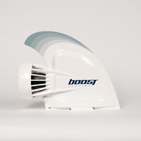 Boost Surfing Fin Plus - محرك كهربائي لألواح ركوب الأمواج، وSUPs، وقوارب الكاياك. زعانف كهربائية خفيفة الوزن وصغيرة الحجم ومقاومة للصدمات مع جهاز تحكم عن بعد. (تعزيز الزعانف بلس) in Kuwait