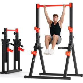 sogespower محطة سحب برج الطاقة، محطة سحب قابلة للطي قابلة للطي قائمة بذاتها لصالة الألعاب الرياضية المنزلية، حامل شريط سحب قابل للتعديل معدات تدريب القوة، تصميم مثلث in Kuwait