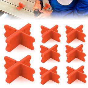 8 Pcs ABS Deck Spacer Tool, 4 Thicknesses Deck Board Spacers (1/16", 1/8", 3/16", 1/4") for Pressure Treated Lumber, Composite Decking, PVC & Hardwood Boards in Kuwait