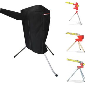 غطاء آلة رمي البيسبول وغطاء آلة رمي الكرة اللينة - قماش أكسفورد 600D عالي التحمل، بطانة فخمة، حماية من جميع الأحوال الجوية للآلات ذات مغذيات الكرة in Kuwait