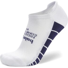 Balega Hidden Comfort No-Show Running Socks for Men and Women (1 Pair), White, Large in Saudi Arabia
