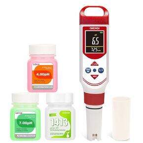 pH EC Meter for Hydroponic, Digital pH TDS EC ppm Tester with Color Screen Display, High Accuracy pH Pen Probe for Drinking Water, Nutrient Solution, Aquariums, Pools & Home Use in Kuwait