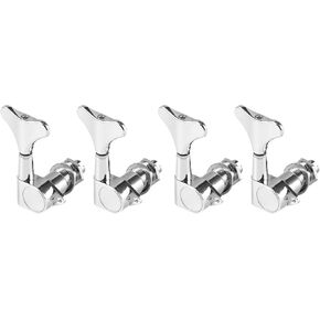 2 Left 2 Right Inline Sealed Bass Tuners Tuning Pegs Keys Machine Heads Set for Precison Bass or Jazz Bass (Black) in Kuwait