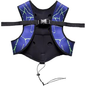 سترة غوص من النيوبرين وجيوب سريعة التحرير وحزام صدرية معدات الغطس مناسبة للرجال والنساء والرياضات المائية الخارجية وصيد الأسماك بالرمح والقوارب، مقاس L in Kuwait
