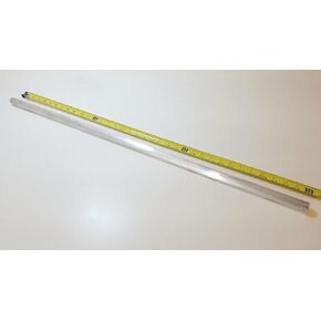 6061 قضيب دائري من الألومنيوم، دائري 7/8 بوصة، طول 36 بوصة، مخرطة، صلب، T6511 in Kuwait