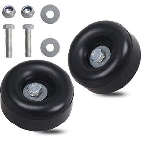 Heavy Duty Rubber Anti Vibration Feet Pads 2 Pack, Anti Vibration Mounts Replacement Rubber Bumpers 1 x 2.5 in, Compatible with Generator Rubber Feet, Pressure Washer Pads, Air Compressor Foot Pads in Kuwait