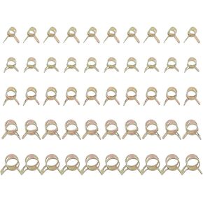 50 قطعة من مشابك الخرطوم، مجموعة مشابك لأنبوب خط هواء الوقود والماء 5-9 مم، مشابك فولاذية 65Mn بأحجام متنوعة in Kuwait