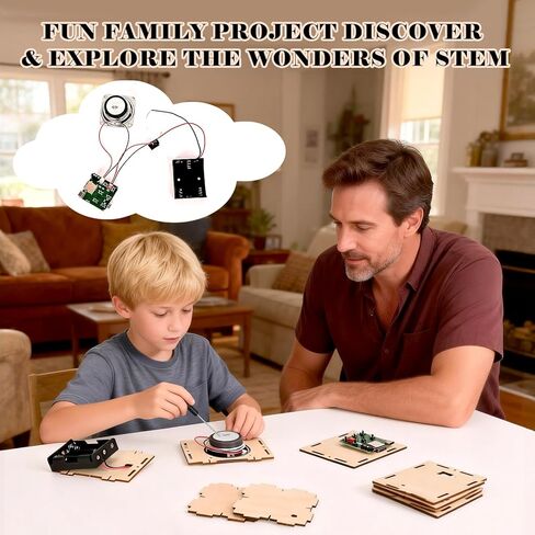 STEM Projects Karaoke Machine Toys Science Kits for Kids Age 8-12 Stem Building Kits Building Your Own DIY Electronics Kit with Bluetooth Speaker 2 Wireless Microphones Gifts for Teen Girls Boys in Saudi Arabia
