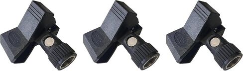 Audio2000'S AMC4170 3-Pack Universal Microphone Clips Holders for Wired or Wireless Handheld Microphones in Kuwait