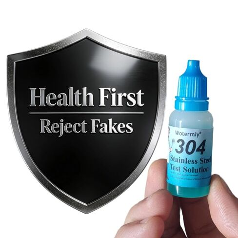304 Stainless Steel Test Solution – Instant Identification Reagent for Food-Grade vs. Industrial-Grade Steel – Rapid 2-Minute Colorimetric Test for Cookware, Cutlery, and Industrial Use in Kuwait