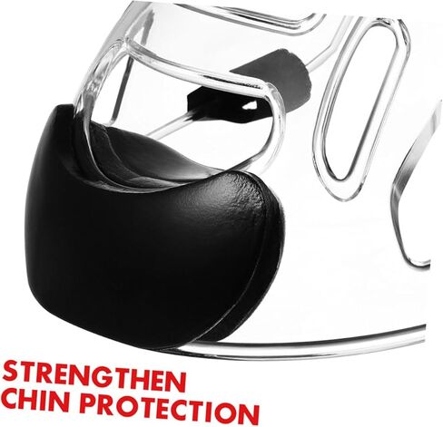 2pcs Martial Arts Face Guards Removable Sports Face Protectors for Taekwondo Kickboxing Sparring Comfortable in Saudi Arabia
